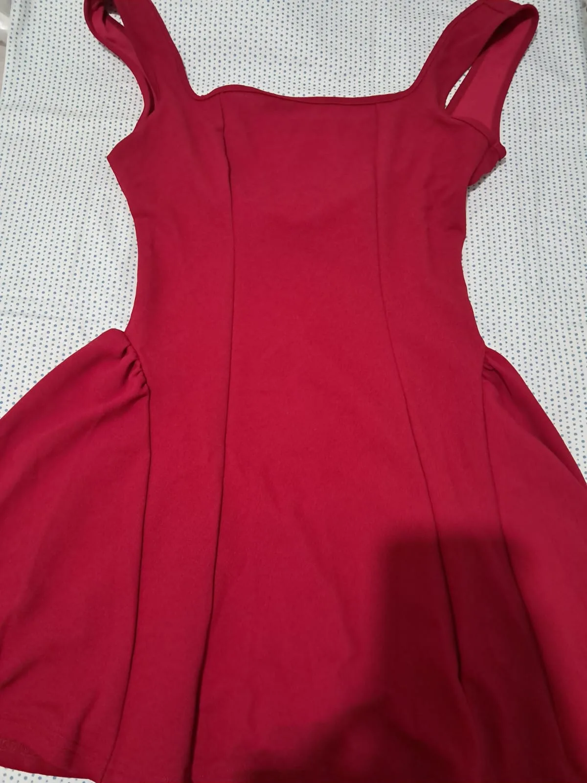 Vestido Red Bow Back en rojo — foto 3