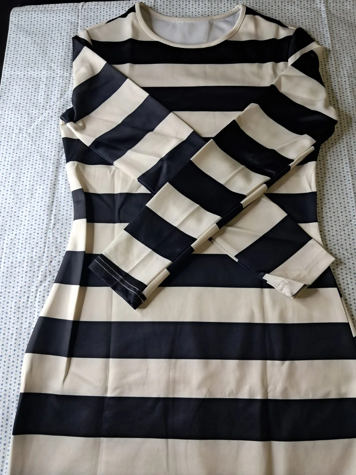 Vestido Stripes Black - White en negro — foto 3